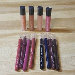 12 Ulta lip gloss, lip liners, & eye liner pencil